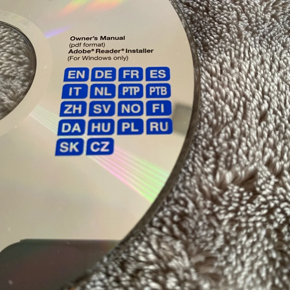 Fujifilm FinePix S1500 Owner's Manual CD - Blue and Silver (944)